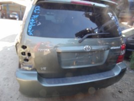 2006 TOYOTA HIGHLANDER GREEN 3.3L AT 2WD Z17844